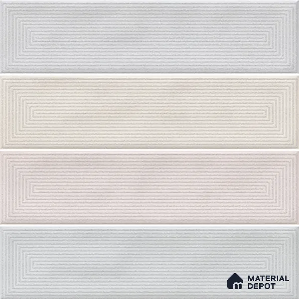 Faux Subway  Tile TL 07257 Sintra 4001 Granula 1 ft x 1 ft Ceramic Matte Finish - 9 mm  | 2 mm Spacer is Mandatory | Please Expect a Slight Variation of Pattern (Sample)